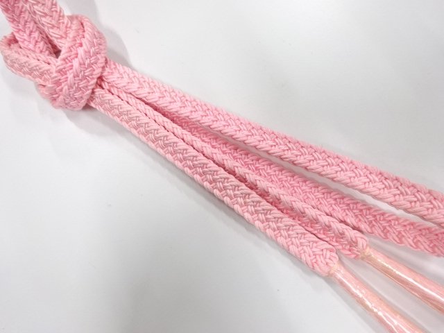 未使用品　正絹　手組帯締め